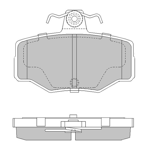 Колодки Тормозные Зад Nissan Almera Tino V10/Almera N16/Primera P11 Sat арт. ST-44060-BM42