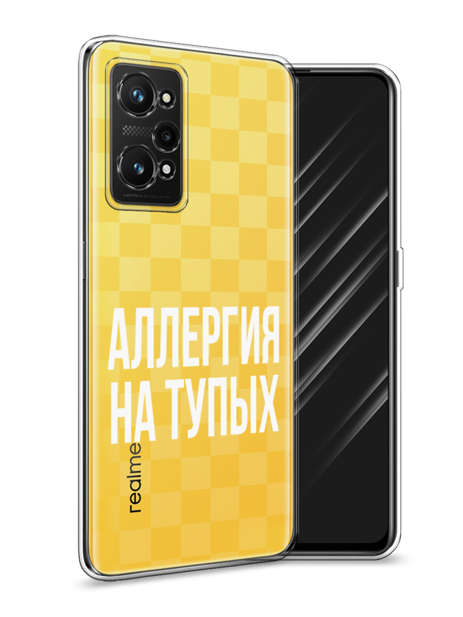 

Чехол Awog на Realme GT Neo 3T "Аллергия на тупых", Разноцветный, 2510750-6