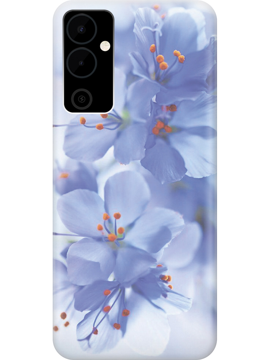 

Силиконовый чехол на Tecno Pova Neo 2 "Лазурные орхидеи", Голубой;фиолетовый;серый, 20001476