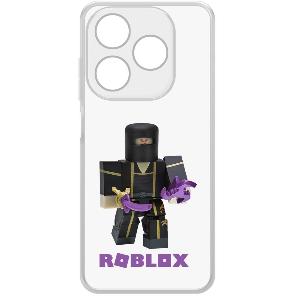 

Чехол-накладка Krutoff Clear Case Roblox-Ниндзя Ассасин для TECNO Spark 20, Прозрачный