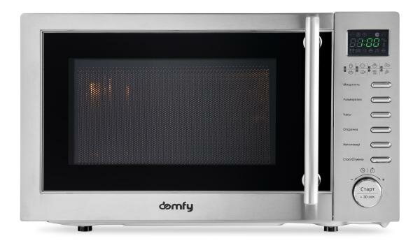 

Микроволновая печь DOMFY DSS-MW301, 700Вт, 20л, серебристый
