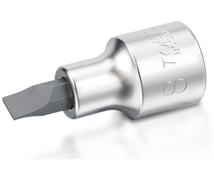 Головка 1/4' С Насадкой Шлицевой 4Мм Toptul (Bcca0804) TOPTUL арт. BCCA0804