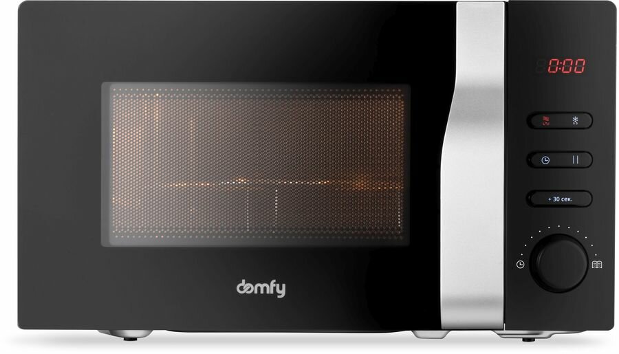 

Микроволновая печь DOMFY DSB-MW105, 700Вт, 20л, черный /серебристый