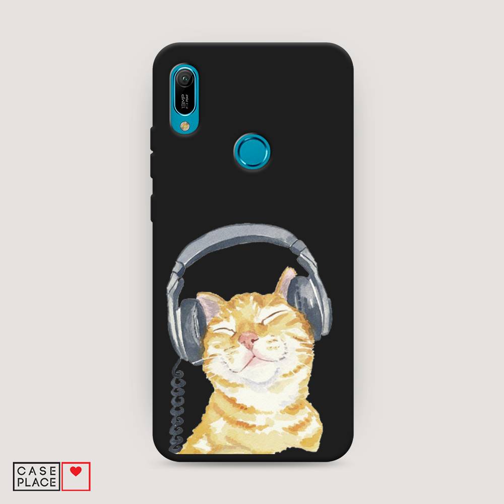 

Чехол Awog "Кот меломан" для Huawei Y6 2019