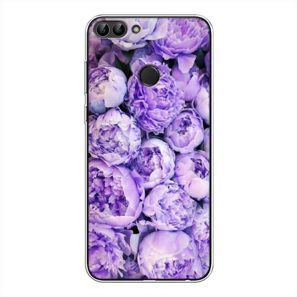 

Чехол Awog на Huawei P Smart "Пионы сиреневые", Фиолетовый;голубой, 64050-8