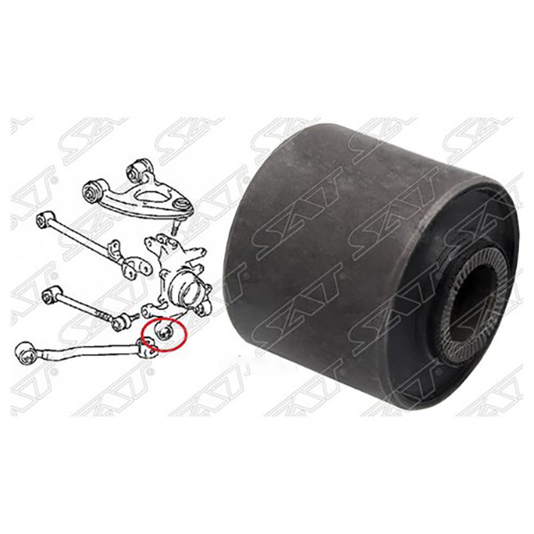

Сайлентблок Задней Цапфы Toyota Crown/Majesta Grs18#/Uzs18# 2003-2008 Sat арт. ST-42305-30