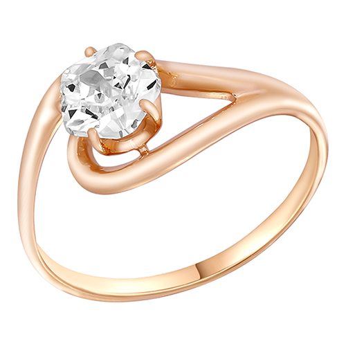 

Кольцо из золота р. , Золотые узоры 36-0027, Swarovski, 36-0027