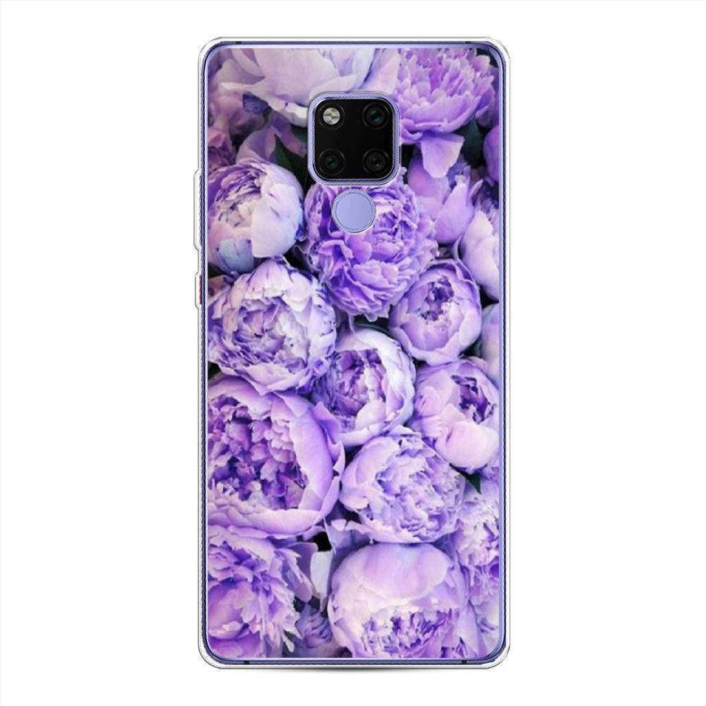 

Чехол Awog на Huawei Mate 20X "Пионы сиреневые", Фиолетовый;голубой, 66950-8