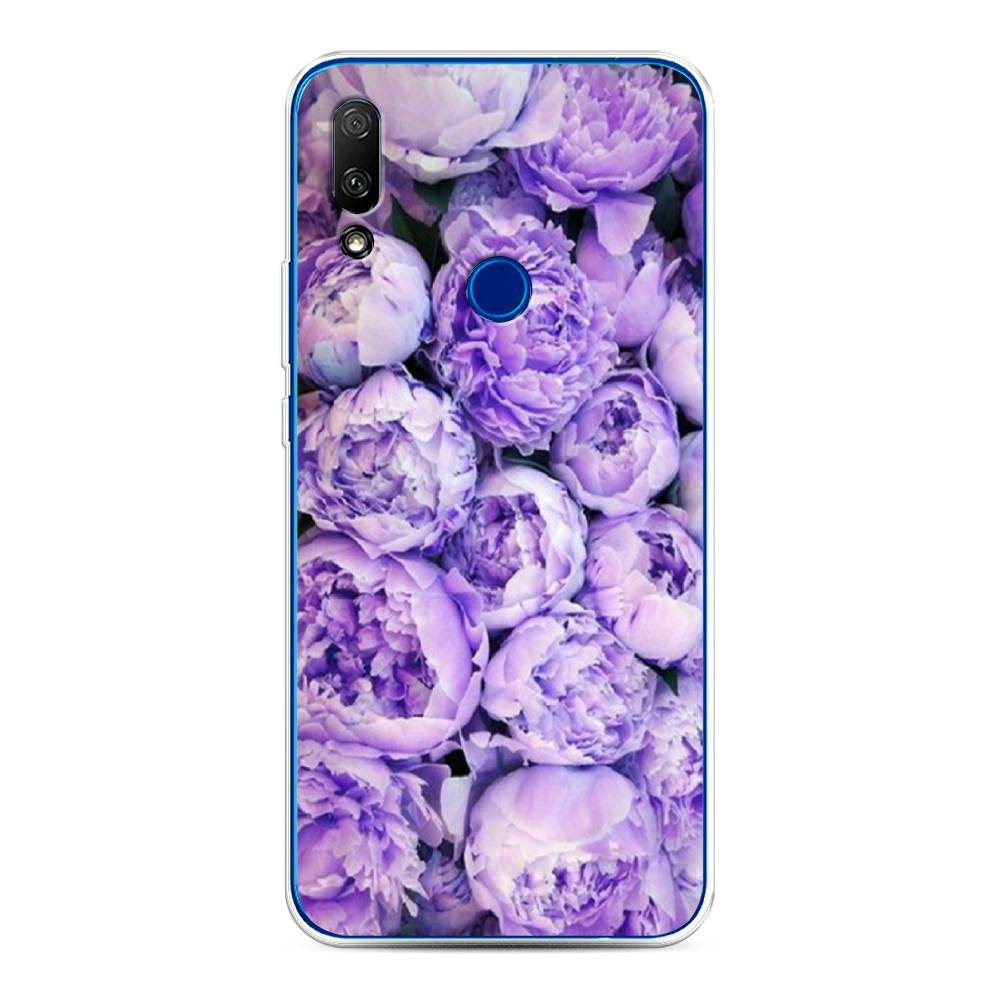 

Чехол Awog на Honor 9X "Пионы сиреневые", Фиолетовый;голубой, 69950-8