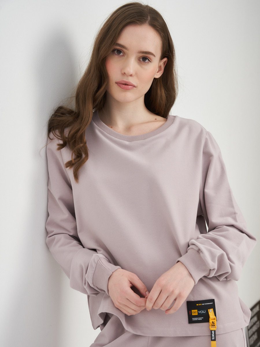 

Свитшот женский BE YOU 7222-30015/1 розовый 42-44 RU, 7222-30015/1