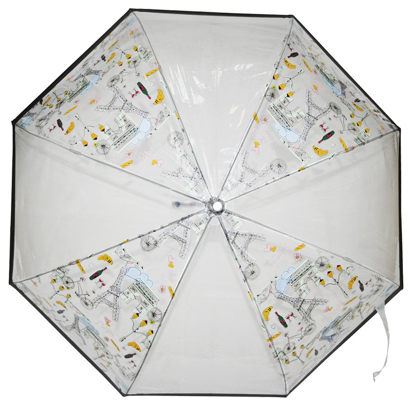 Зонт женский Ame Yoke Umbrella L60 прозрачный