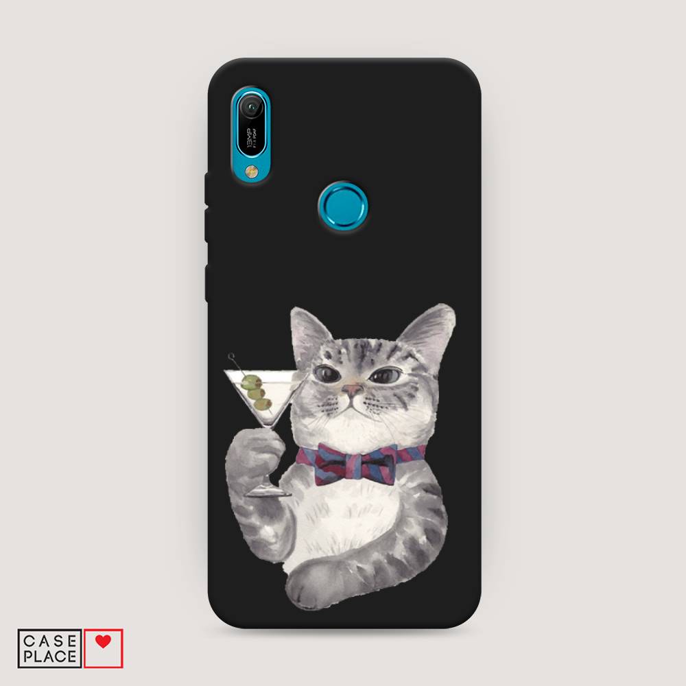 

Чехол Awog "Кот джентльмен" для Huawei Y6 2019