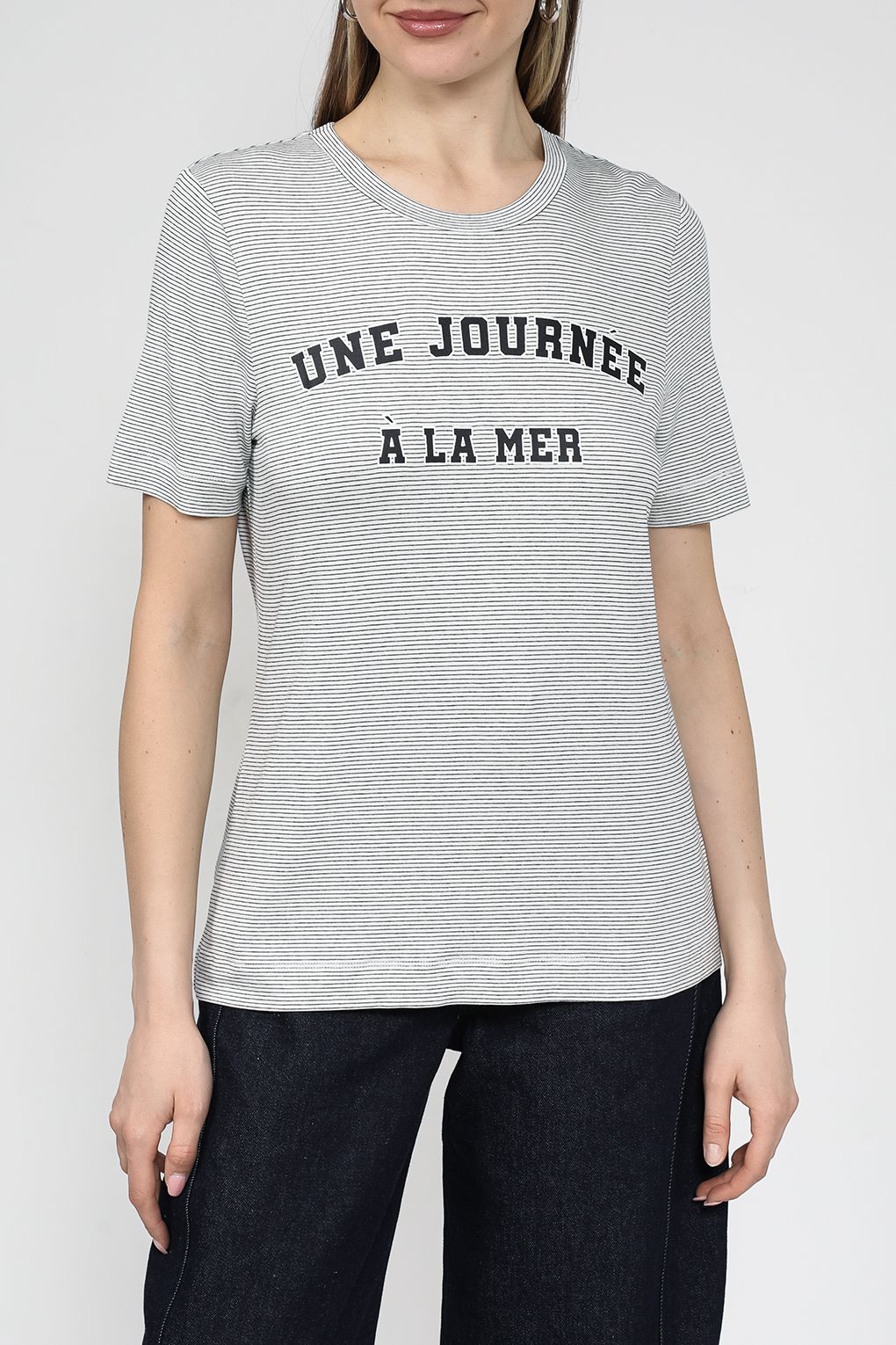 

Футболка женская Gerry Weber 270026-44023 синяя 42, Синий, 270026-44023