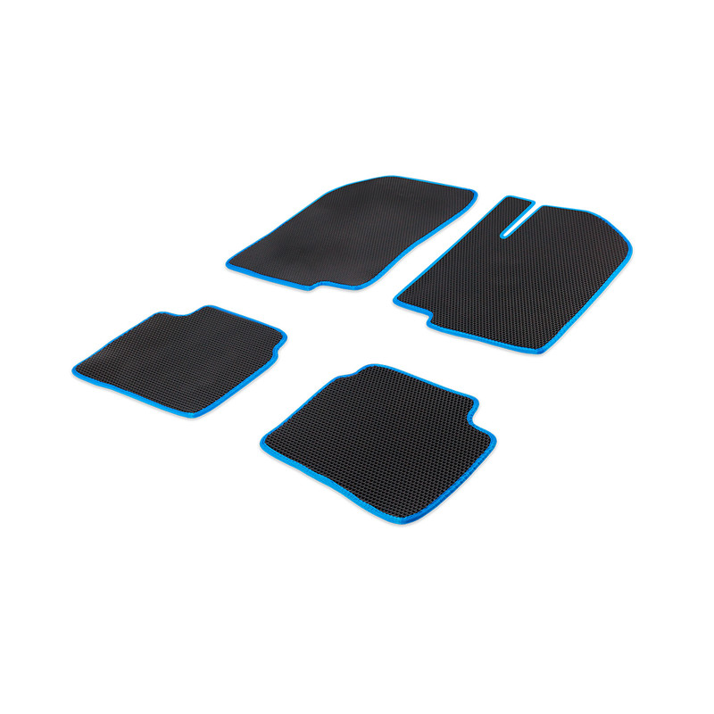 

Комплект ковриков в салон ЭВА CellMat Ниссан Икстрейл T30, черный-синий