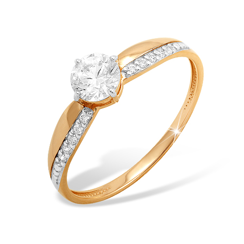 

Кольцо из золота р.  EFREMOV К3323816, фианит, К3323816