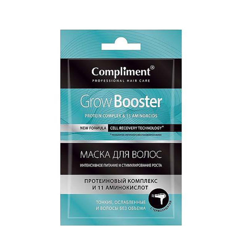 Маска для волос Compliment Grow booster Саше 25 мл техника и технология совмещенных процессов переработки твердых отходов