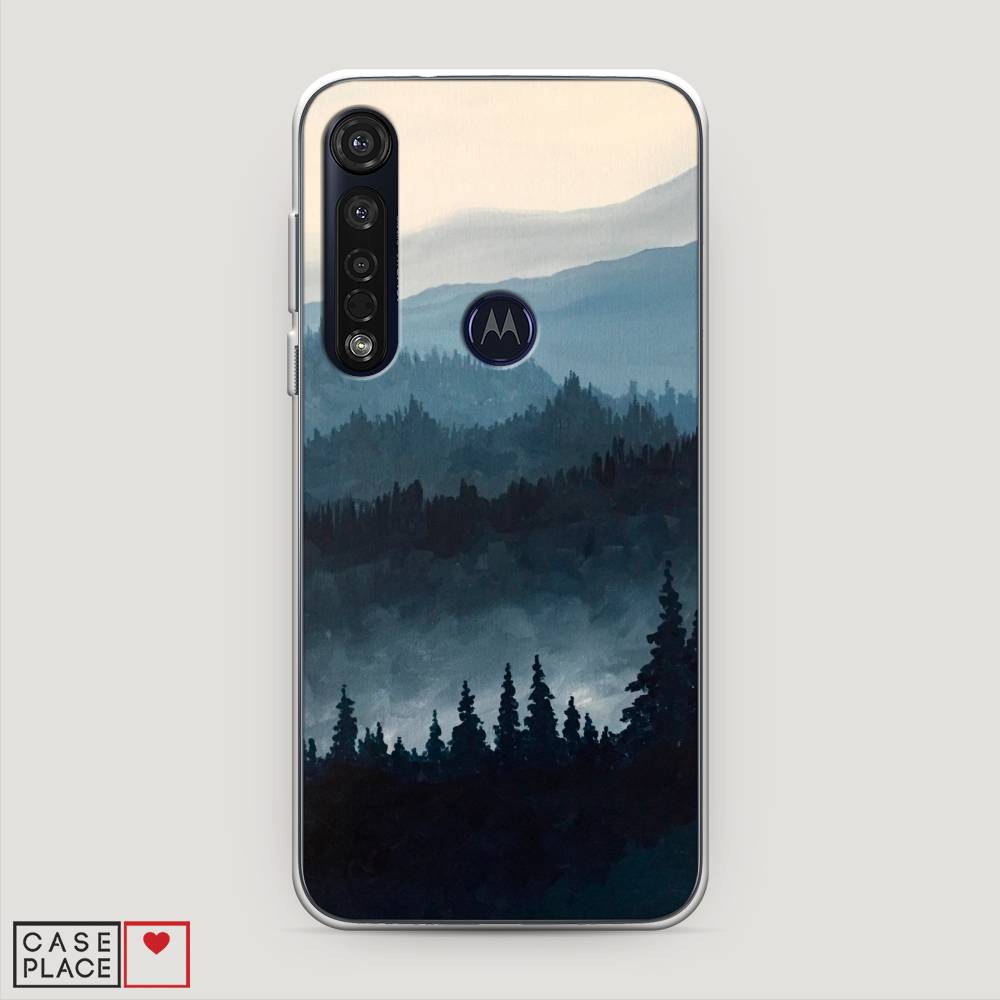 

Чехол Awog на Motorola Moto G8 Plus / Моторола Мото G8 Plus "Туманные горы", Разноцветный, 241450-4