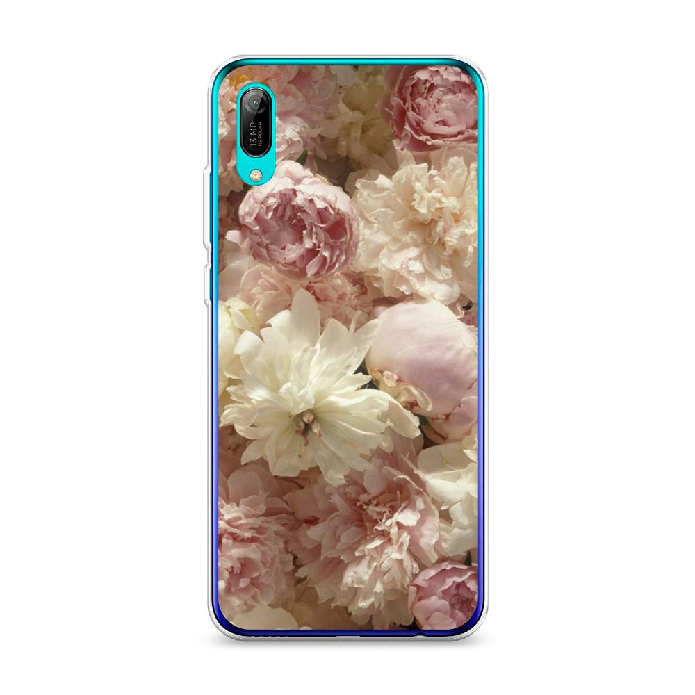 

Чехол Awog на Huawei Y6 Pro (Prime) 2019 "Пионы светлые", Бежевый;коричневый, 68150-8