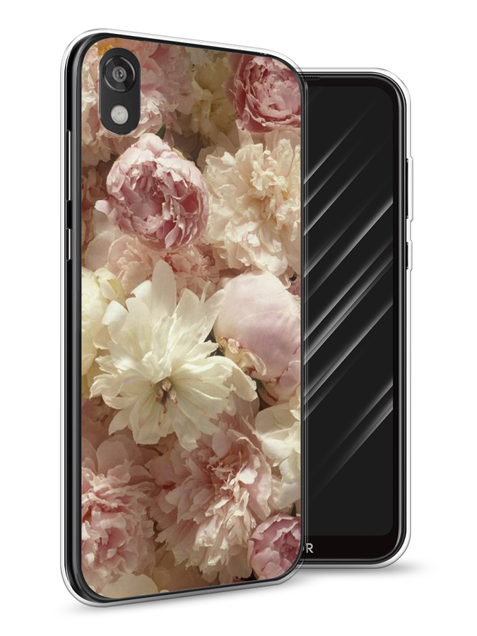 

Чехол Awog на Huawei Y5 2019 "Пионы светлые", Бежевый;коричневый, 69050-8