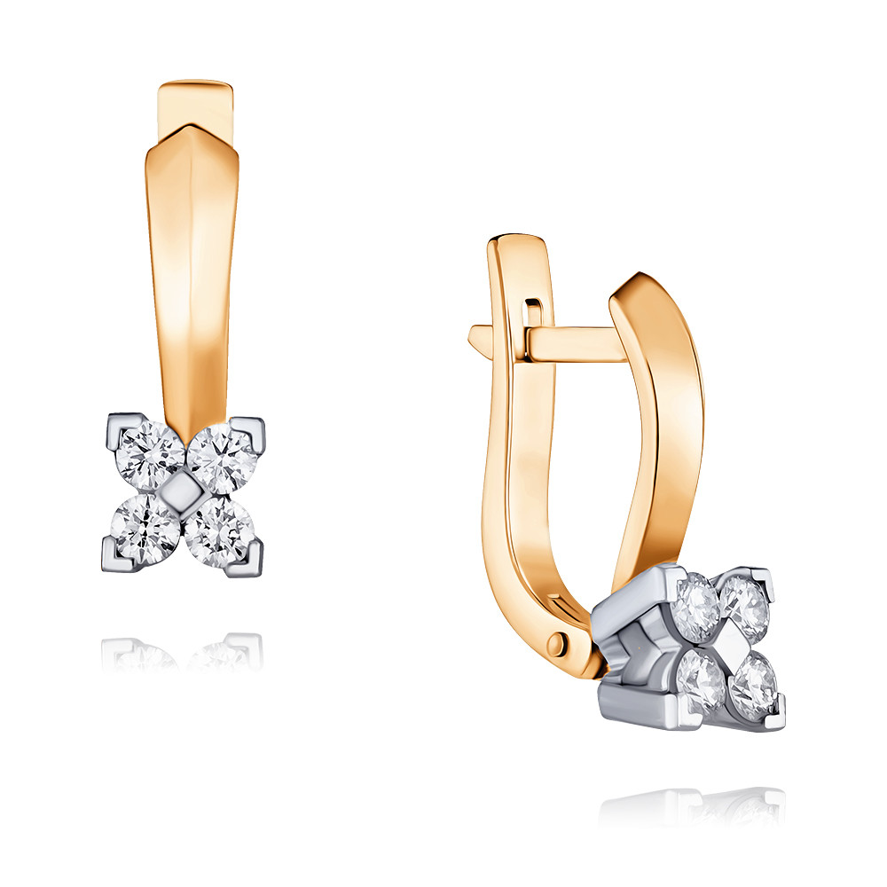 

Серьги из красного золота с бриллиантом ADAMAS 2456780/01-А50Д-41, 2456780/01-А50Д-41