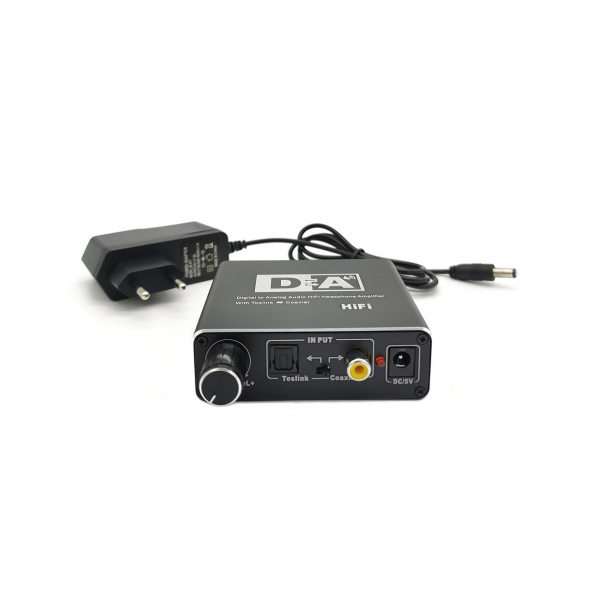 

Цифро-аналоговый преобразователь Black, Digital to analog audio converter