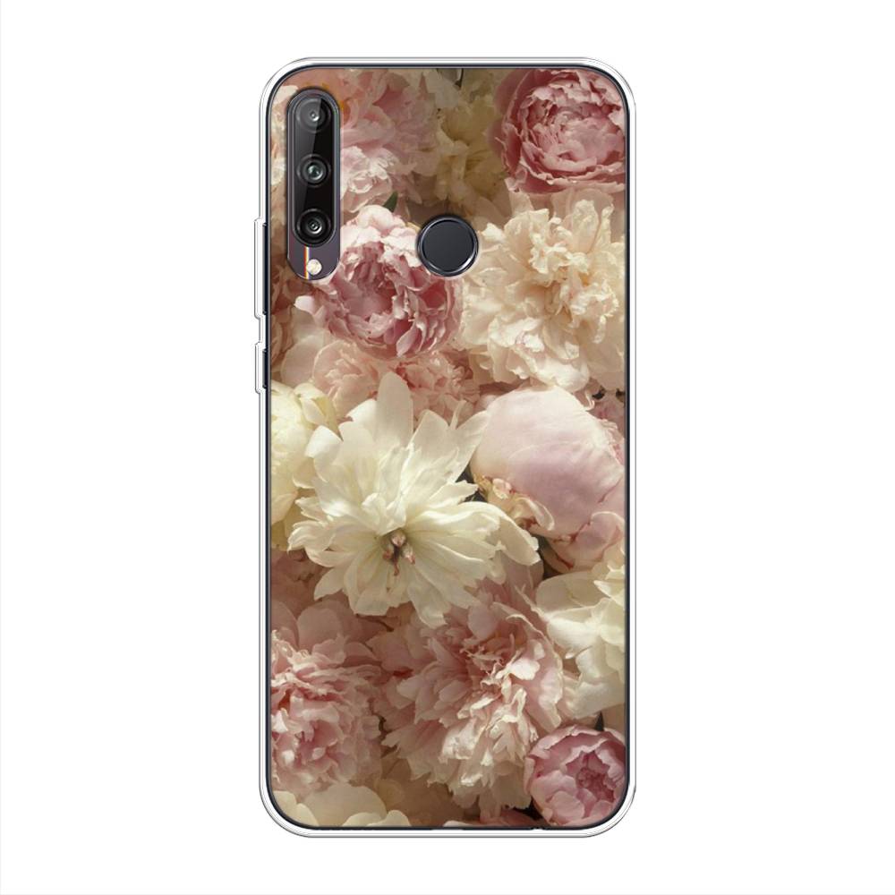 

Чехол Awog на Huawei P40 lite E "Пионы светлые", Бежевый;коричневый, 612450-8