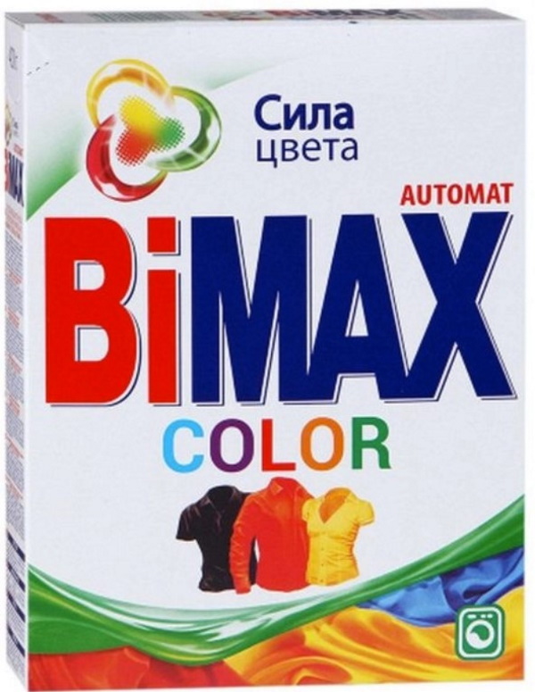 фото Стиральный порошок bimax color automat сила цвета для цветного белья 400 г