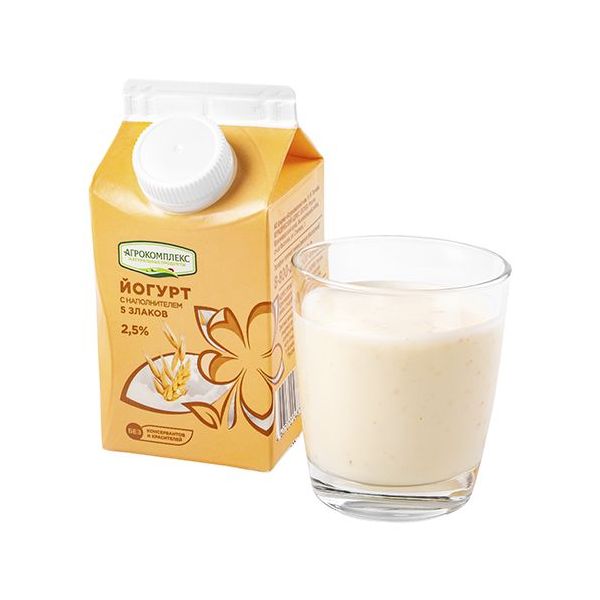 

Йогурт Пижанка злаки 2,5% БЗМЖ 450 г