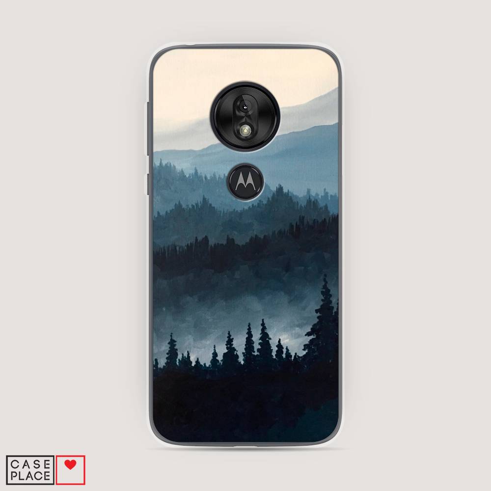 

Чехол Awog на Motorola Moto G7 Play / Моторола Мото G7 Плэй "Туманные горы", Разноцветный, 241250-4