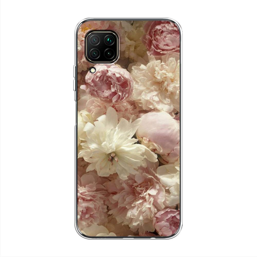 

Чехол Awog на Huawei Nova 6 SE "Пионы светлые", Бежевый;коричневый, 611750-8