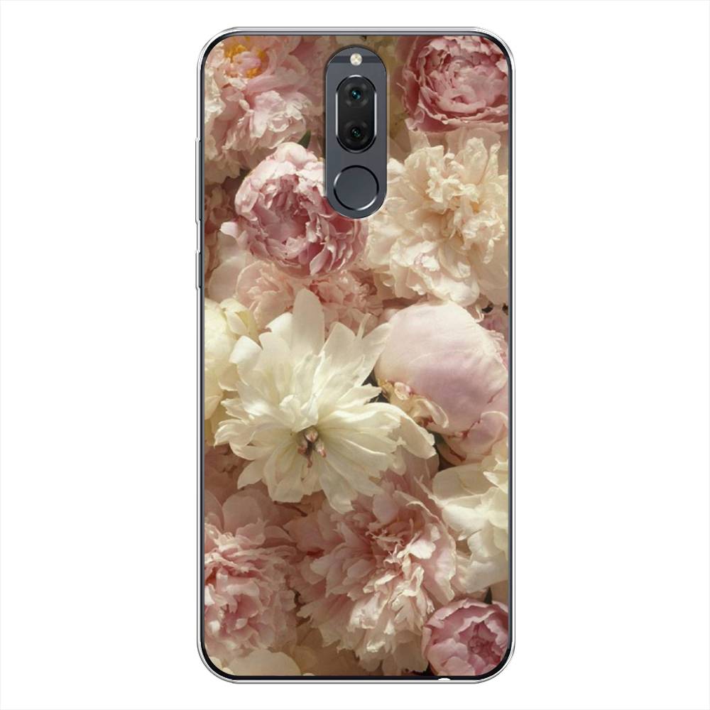 

Чехол Awog на Huawei Nova 2i "Пионы светлые", Бежевый;коричневый, 64150-8