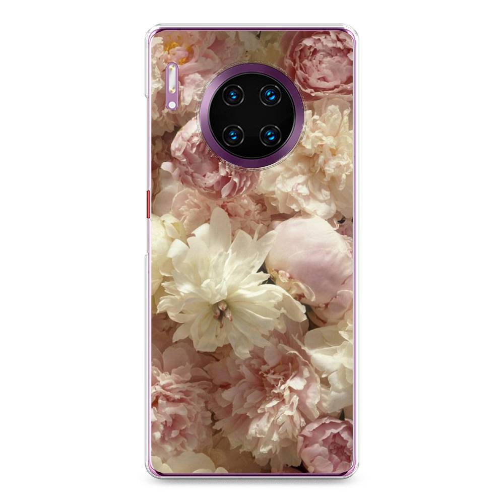 

Чехол Awog на Huawei Mate 30 Pro "Пионы светлые", Бежевый;коричневый, 610450-8
