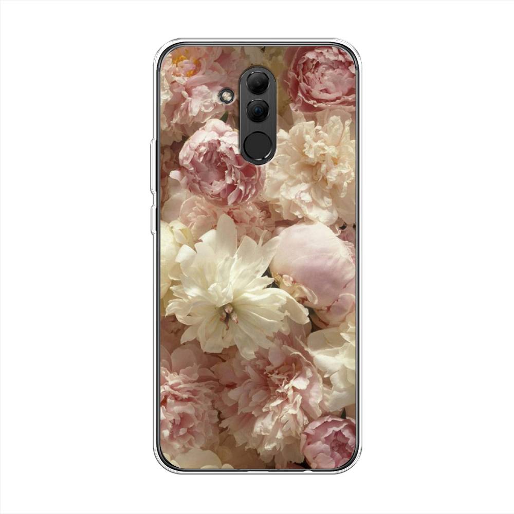 

Чехол Awog на Huawei Mate 20 Lite "Пионы светлые", Бежевый;коричневый, 66650-8