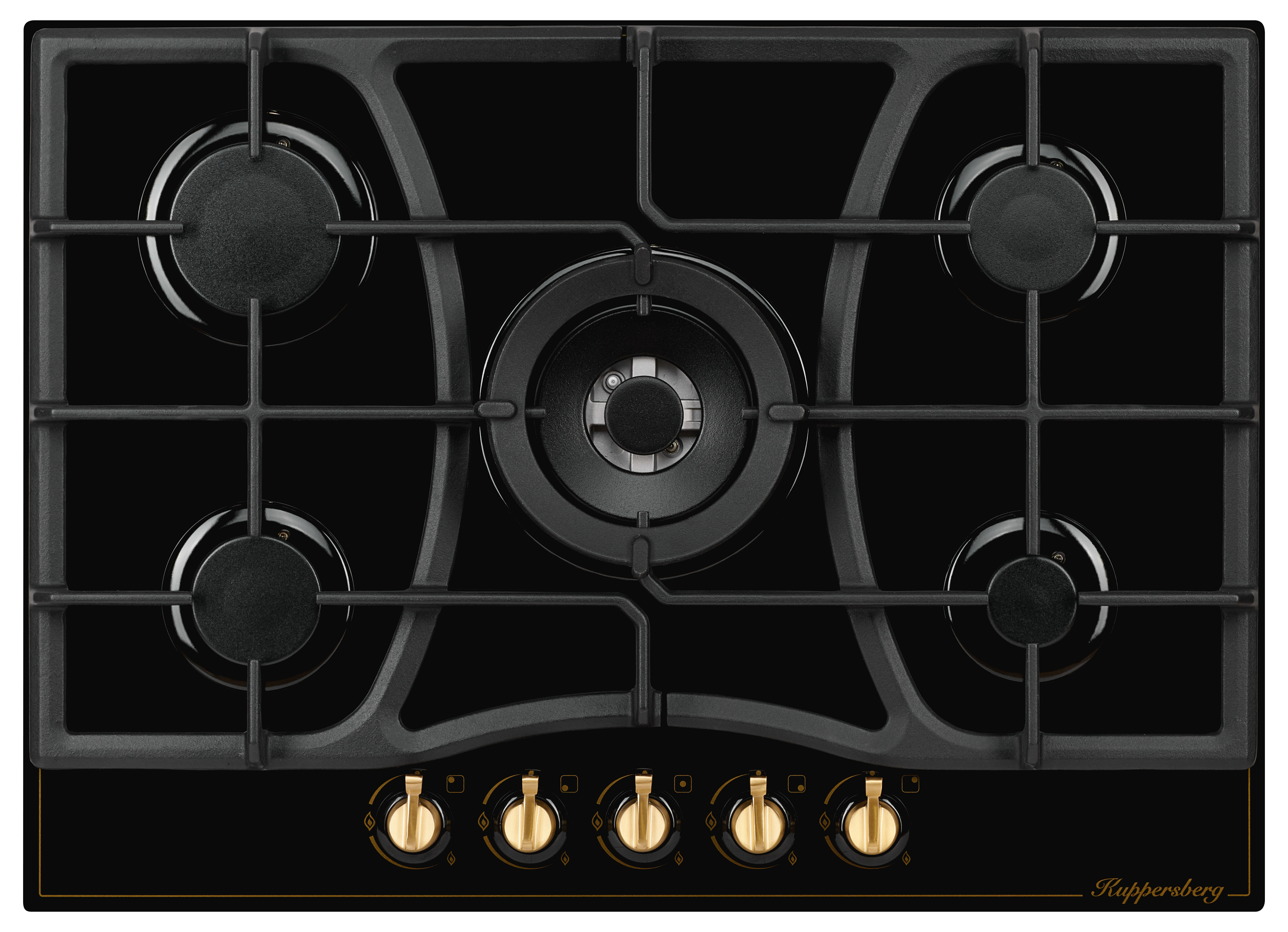 фото Встраиваемая варочная панель газовая kuppersberg fg 703 b bronze black