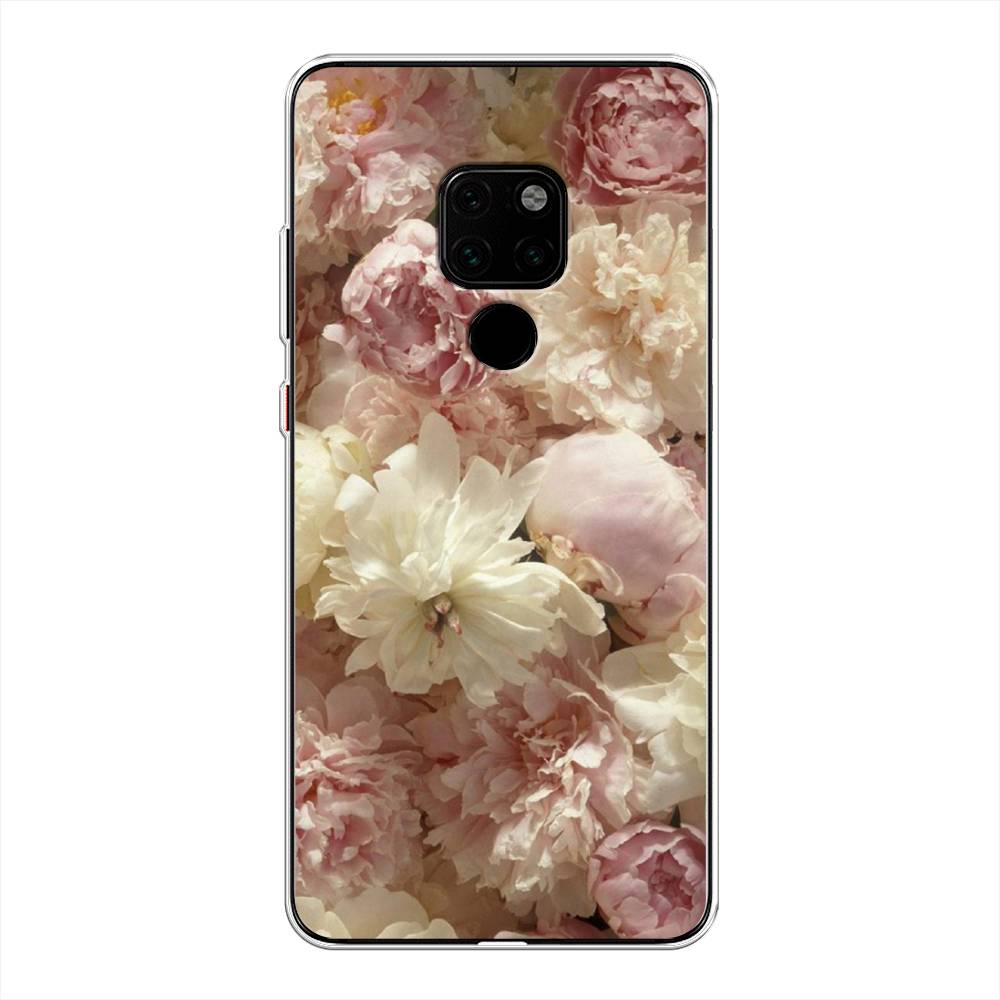 

Чехол Awog на Huawei Mate 20 "Пионы светлые", Бежевый;коричневый, 66850-8