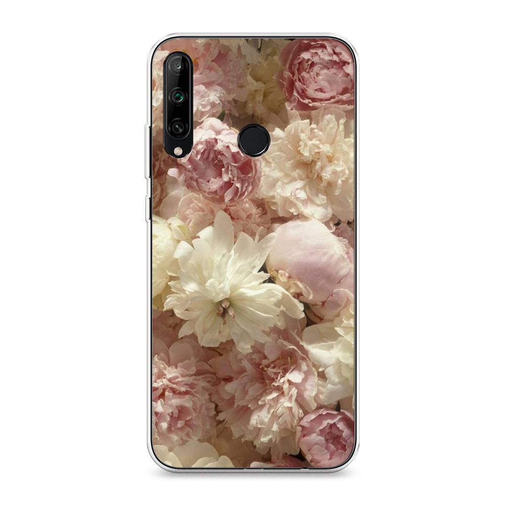 

Чехол Awog на Honor 9C "Пионы светлые", Бежевый;коричневый, 612550-8