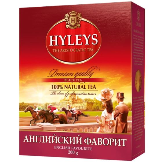 фото Чай hyleys английский фаворит, черный среднелистовой, 200 гр