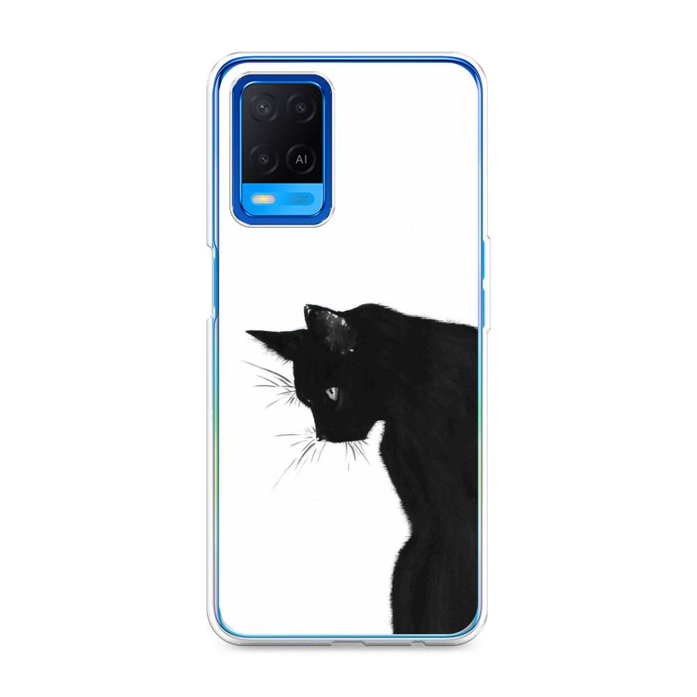 

Чехол Awog на Oppo A54 "Black cat", Разноцветный, 256150-1