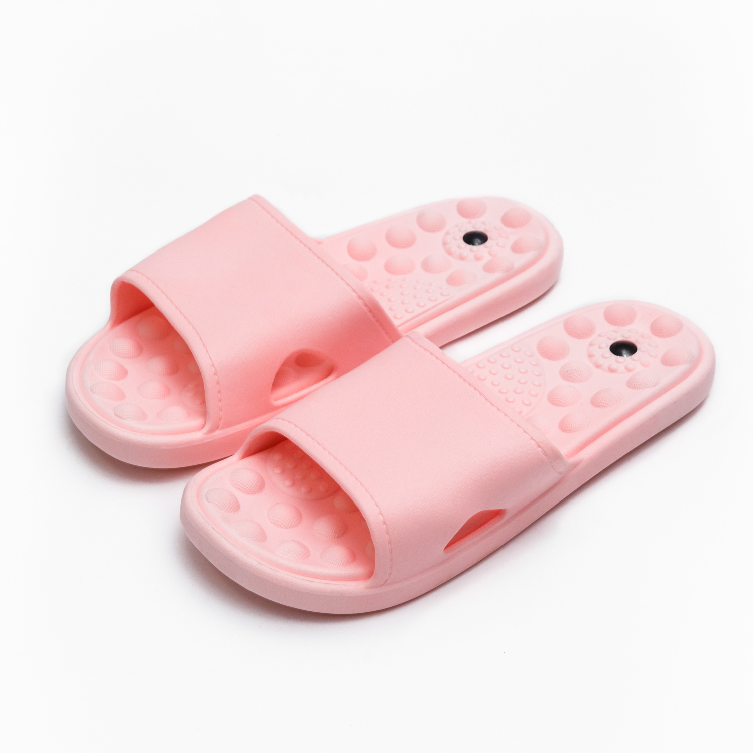 Тапочки с массажным эффектом AMARO HOME Massage Открытый нос (Розовый) 36-37