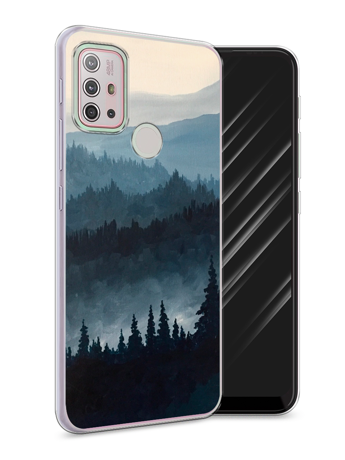 

Чехол Awog на Lenovo K13 Note/Motorola Moto G10/G20/G30 "Туманные горы", Разноцветный, 242150-4