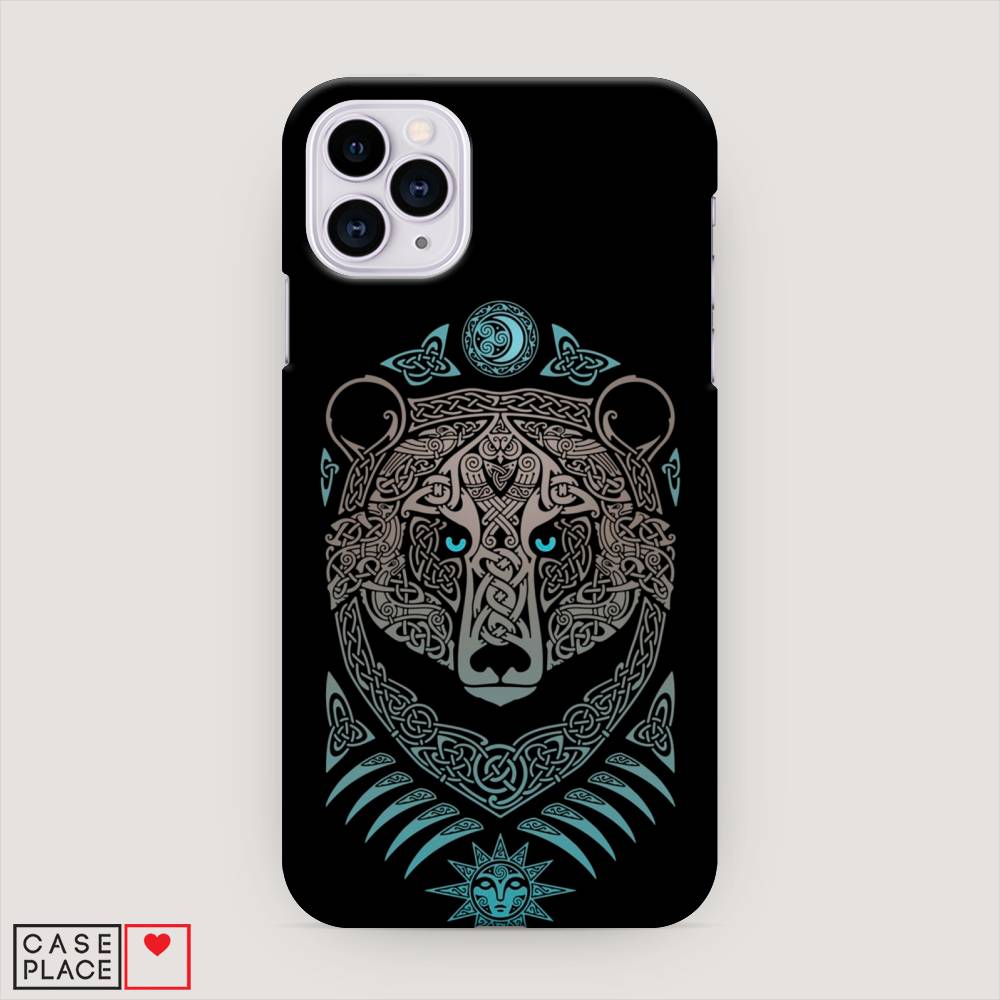 

Пластиковый чехол "Кельтский медведь" на Apple iPhone 11 Pro, 12320-1
