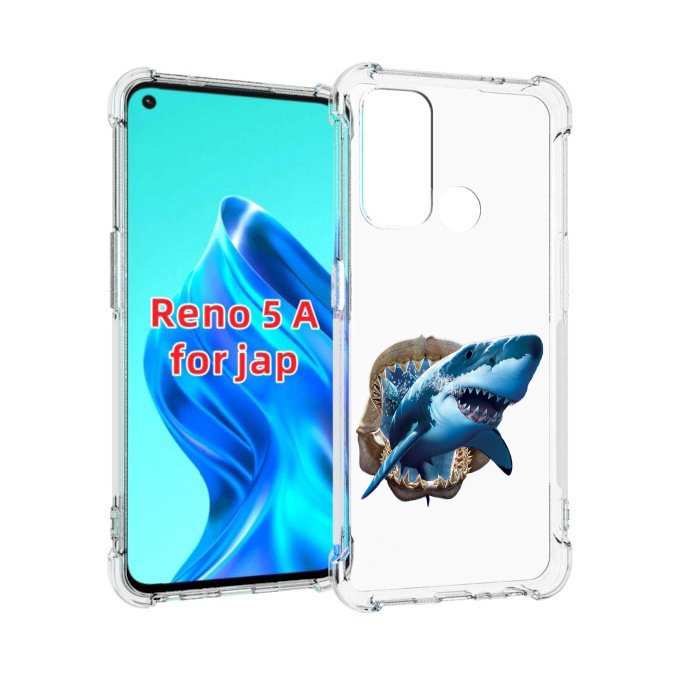 

Чехол MyPads челюсти для Oppo Reno 5A, Прозрачный, Tocco
