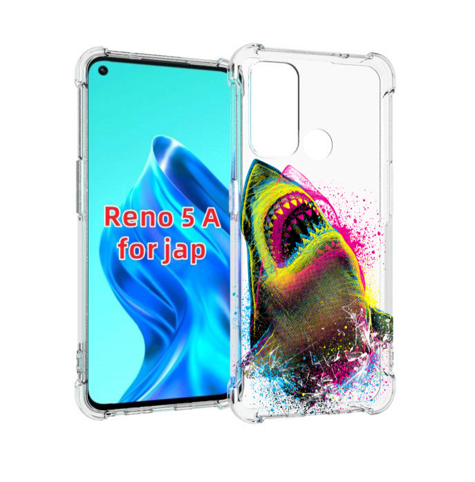 

Чехол MyPads челюсти-2 для Oppo Reno 5A, Прозрачный, Tocco