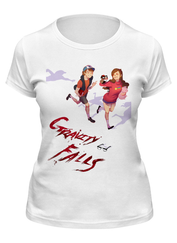 

Футболка женская Printio Gravity falls белая S, Gravity falls