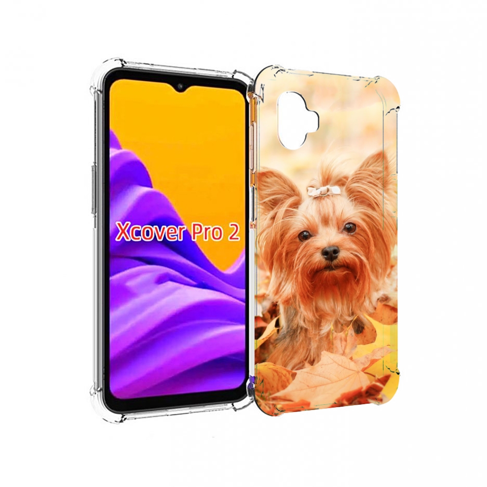 

Чехол MyPads еркширдскии терьер иорк для Samsung Galaxy Xcover Pro 2, Прозрачный, Tocco