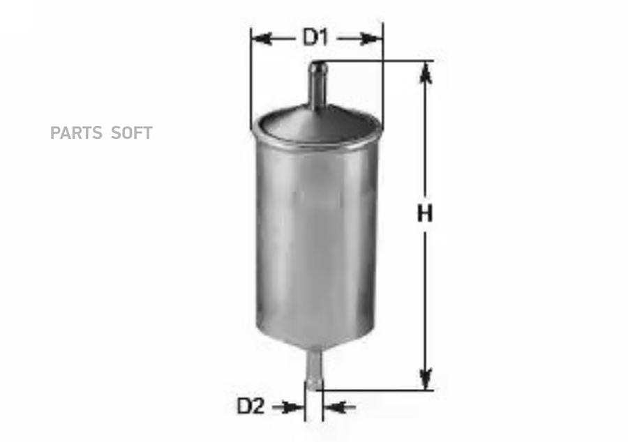 

Фильтр Топливный Ford: Fiesta V 01-, Fusion 02-, Mazda: 2 03- CLEAN FILTER mbna1541