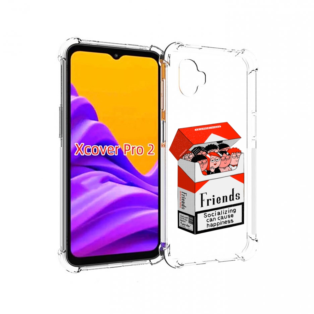 Чехол MyPads друзья для Samsung Galaxy Xcover Pro 2