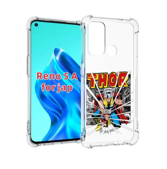

Чехол MyPads тор рисунок для Oppo Reno 5A, Прозрачный, Tocco