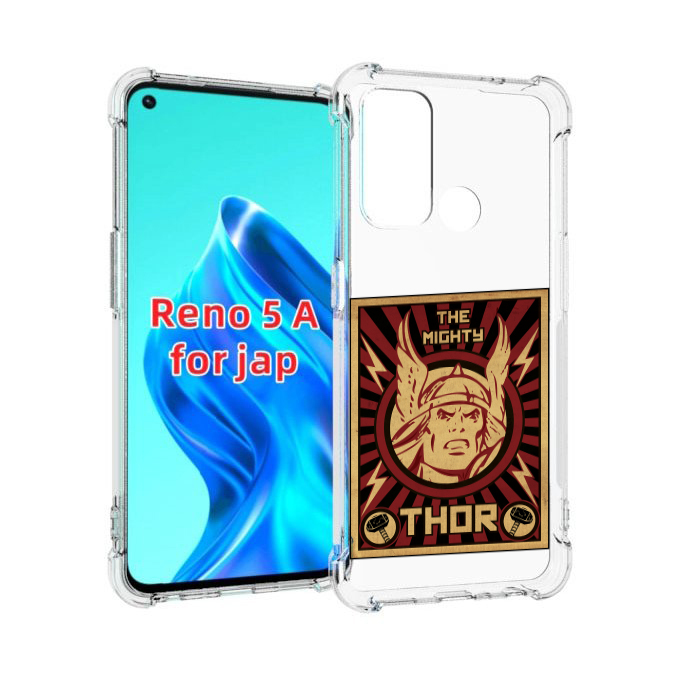 

Чехол MyPads тор лицо для Oppo Reno 5A, Прозрачный, Tocco