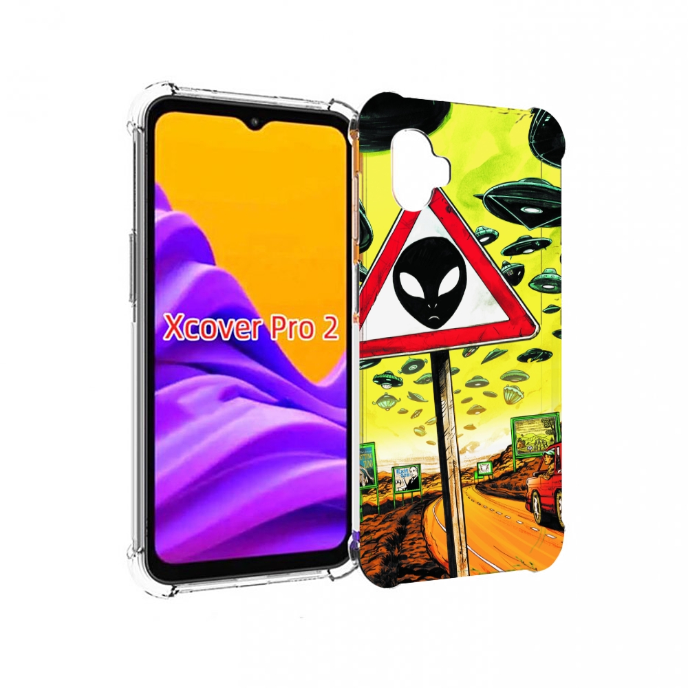 

Чехол MyPads дорога к инопланетянам для Samsung Galaxy Xcover Pro 2, Прозрачный, Tocco